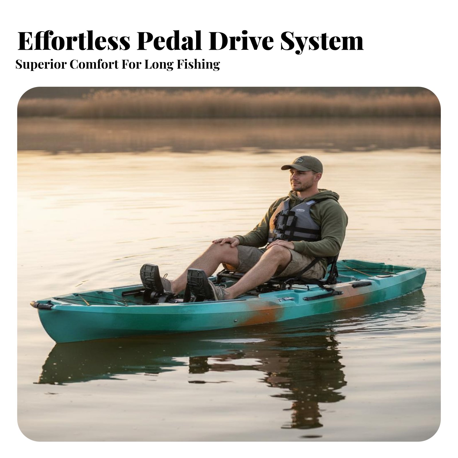 Pedal Sürüşlü Balıkçı Teknesi  - Fishing Kayak Pedal Drive incelemesi ve fiyatı
