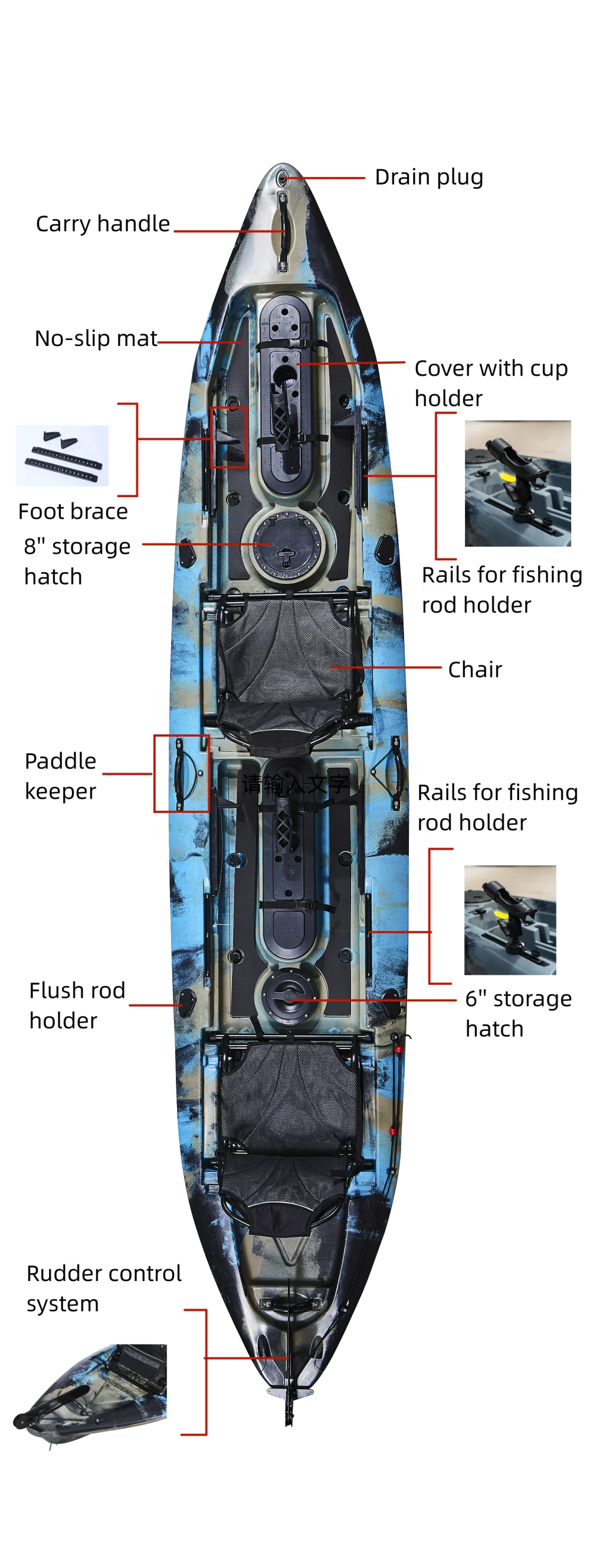 Toptan 2 Kişilik Plastik Kayık - Fishing Kayak Paddle incelemesi ve fiyatı