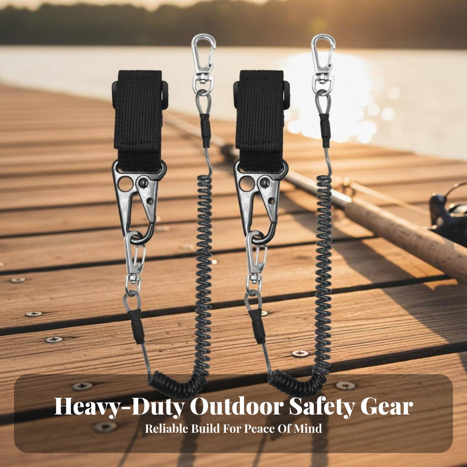 Geri çekilebilir çubuk tasma a - Fishing Kayak Paddle Leash incelemesi ve fiyatı