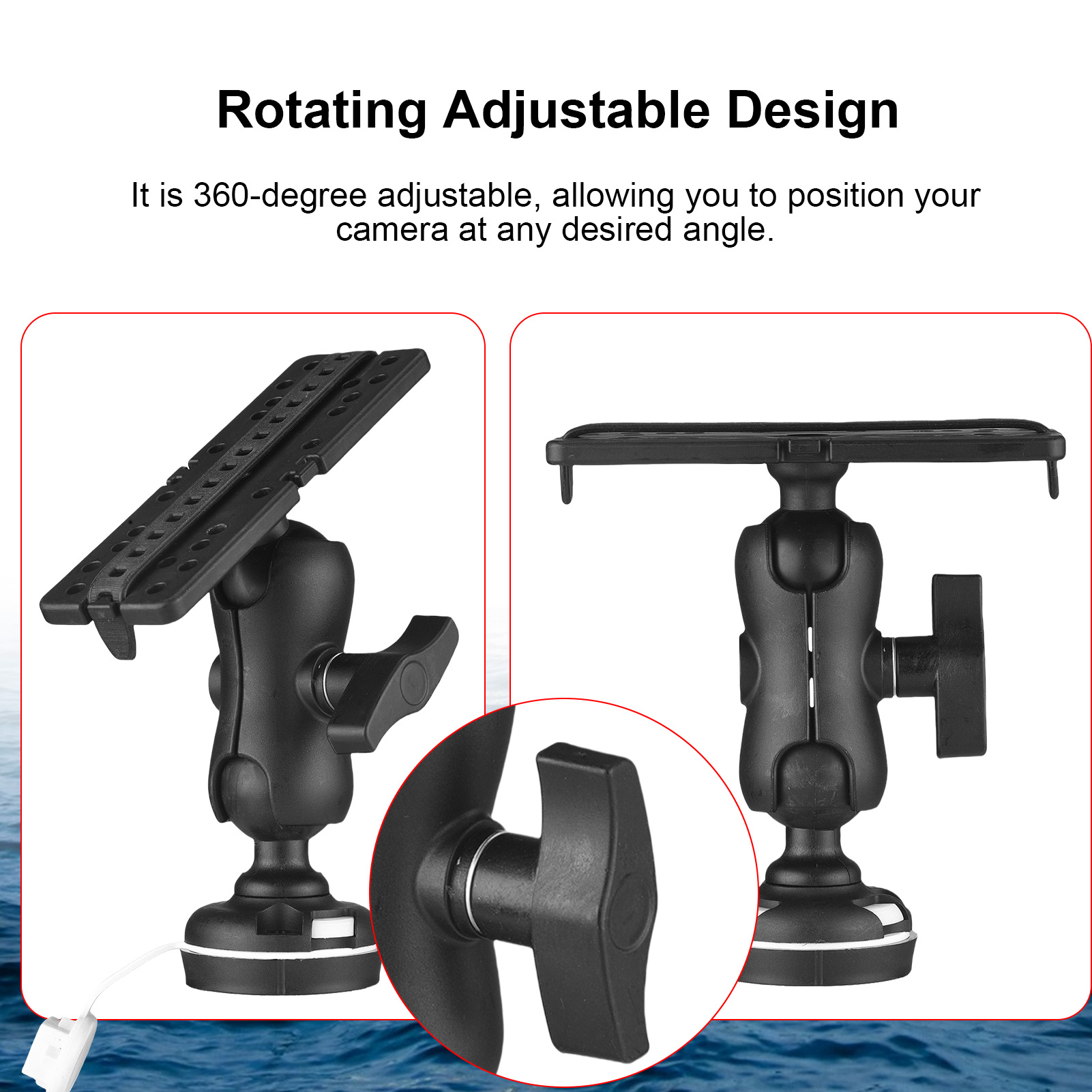 Dikdörtgen Tabanlı Balık Buluc - Fishing Kayak Fish Finder Mount incelemesi ve fiyatı